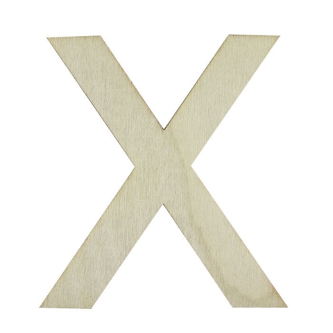 Træ bogstaver I Bogstavet X