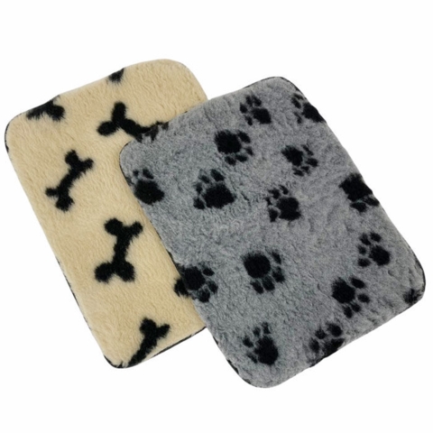 Vetbed tæppe med kantsyning