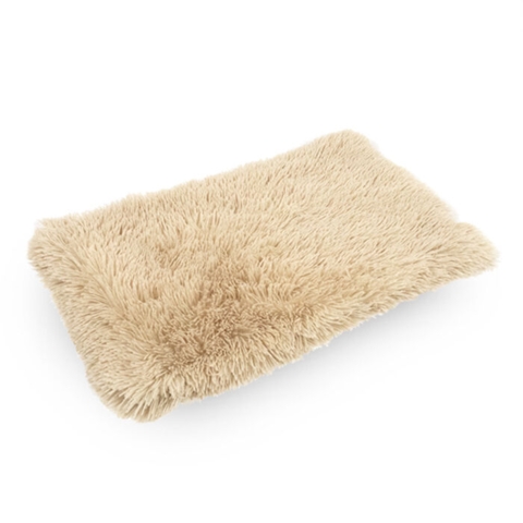 Soft Cloud Hundetæppe er et vendbart blødt tæppe. Ses her i sand farvet.