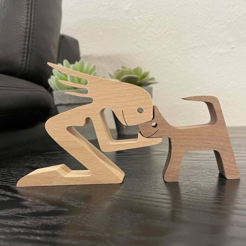 Cat Love træfigur sæt | Kat