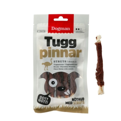 Dogman Tugg tyggepinde, Struds | 60g