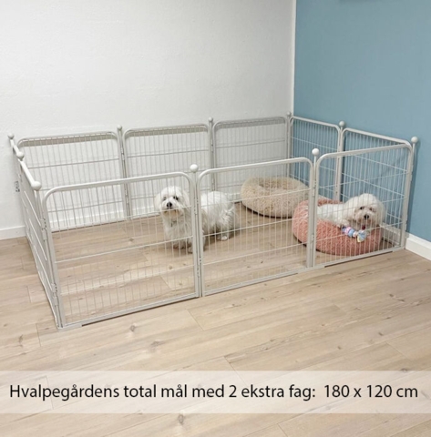 GIv dine hvalpe mere plads, i hvalpegården med 2 ekstra fag.