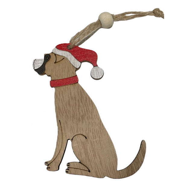 Juletræfigur med snor