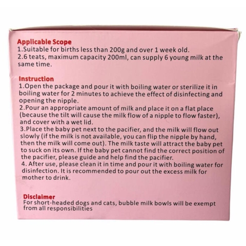 Pet baby Bubble Milk Bottles