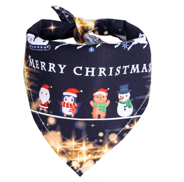 Julebandana til små hunde og katte