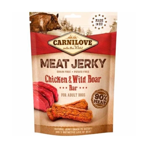 Carnilove Jerky Chicken & Wild Boar