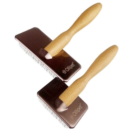 Ollipet Professional Slicker Brush / Rose Gold