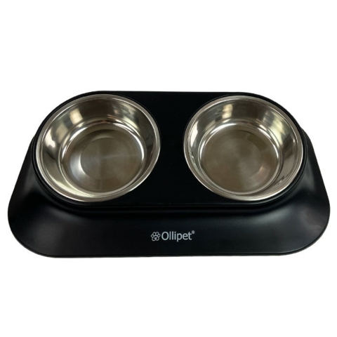 Forhøjet Madskål  Dobbelt