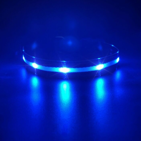 LED-halsbånd til hunde i flere farver og størrelser