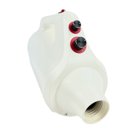 Kraftig blower i slagfast kabinet med slange