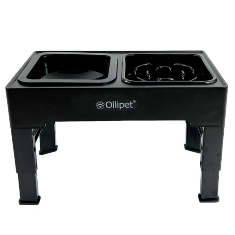 Ollipet Tanaka Foderstation er justerbar og forebygger overspisning