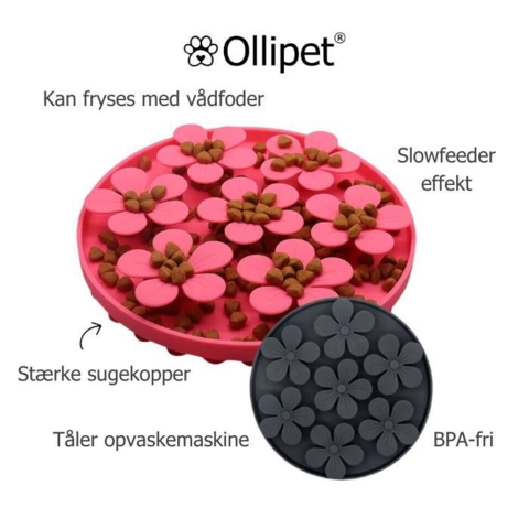 Slikkemåtte forlænger spisetiden