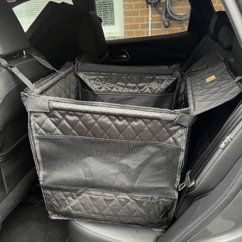 Ollipet bilsæde er nem at have med på farten