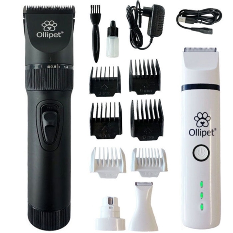 Ollipet Hundetrimmer Pakke | Ceramic Pro og Poteklippemaskine 2i1
