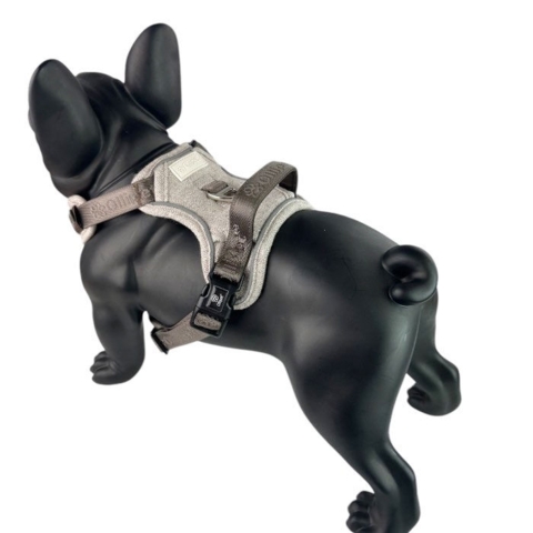 Ollipet Tweed H-sele med gode reflekser på rygstykket