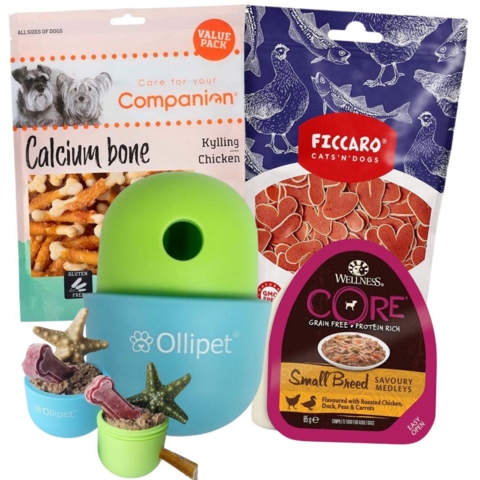 Ollipet Hoppler kreasæt | Lav dit egen hundeis m. kyllingesmag