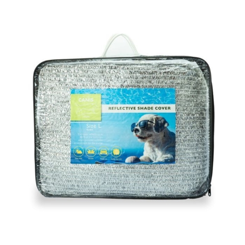 Active Canis Reflective Shade Cover reflekterer ca. 80% af solens stråler.