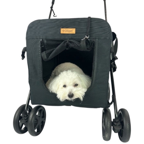 Ollipet Rimini klapvogn til hunde med flere indgange