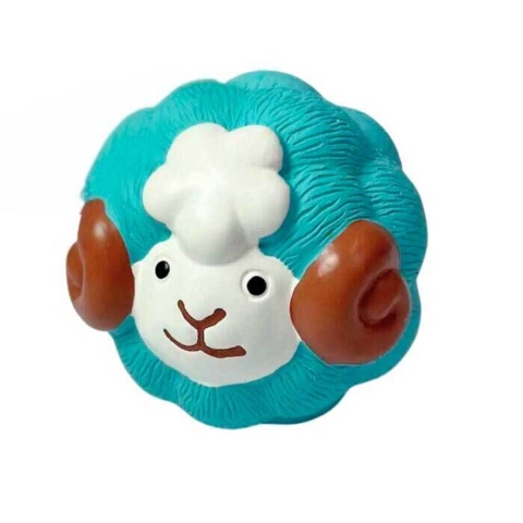 Ollipet Latexbold Gedebuk er et sjovt hundelegetøj med indbygget piv