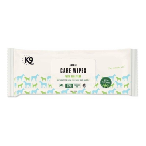 K9 Animal Care Wipes 72 stk.