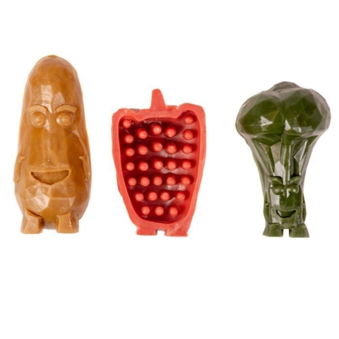 Smagfulde hunde godbidder med grøntsager