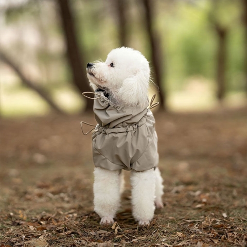 Ollipet Poncho Regndragt til Puddel