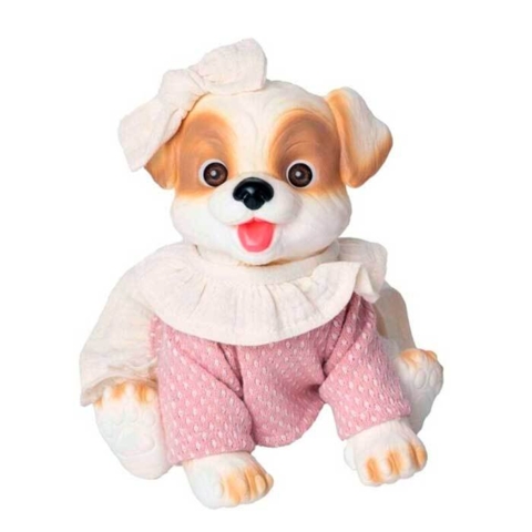 Den søde legetøjshund fra Rosatoys der hurtigt vil lærer dit barn om omsorg og kærlighed.