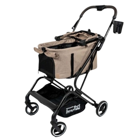 Denne hundeklapvogn byder på flere smarte og funktionelle funktioner