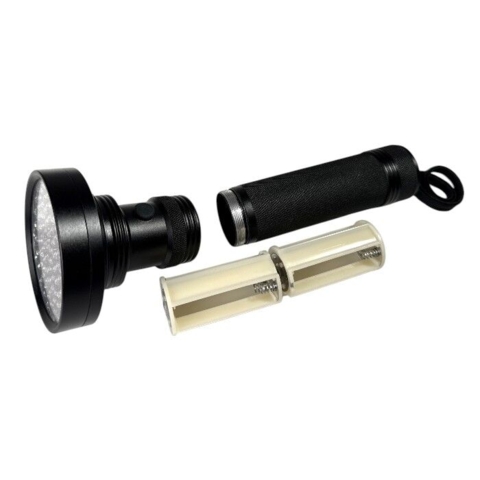 Lygten drives af 6 stk. AA-batterier (medfølger ikke)