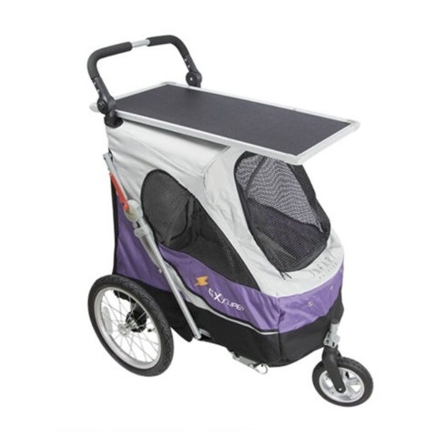 Gør klapvognen multifunktionel – Trimmebordet monteres nemt på din Petstro Aventura Medium og forvandler den til en mobil groomingstation. Perfekt til både hverdag og udstillinger