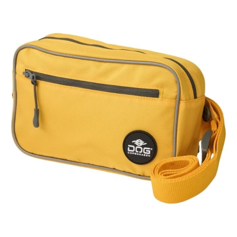 Frisk lemon gul bæltetaske fra Dog Copenhagen. Uundværlig på gåturen