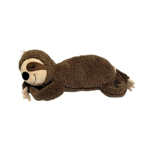 Legetøj til hunde med piv, formet som et sødt dovndyr