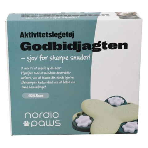 Nordic Paws aktivitetslegetøjet holder hunden beskæftiget