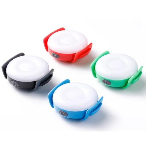 TrueLove genopladelig LED-lygte til hund – fås i rød, sort, blå og grøn, ideel til sele eller halsbånd