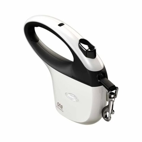 Flexi One hundesnor med brugervenlig låseknap og justerbart håndtag