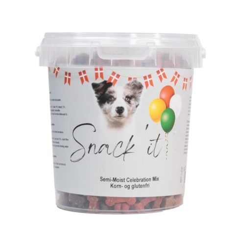 Snack’it Celebration Mix – festlige hundegodbidder uden korn og gluten