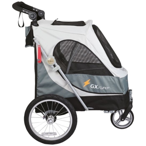 Nem pelspleje på farten med Petstro Aventura hundeklapvogn med trimmebord