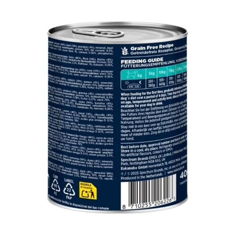 Eukanuba vådfoderet er ideelt til at smøre på hundens slikkemåtte