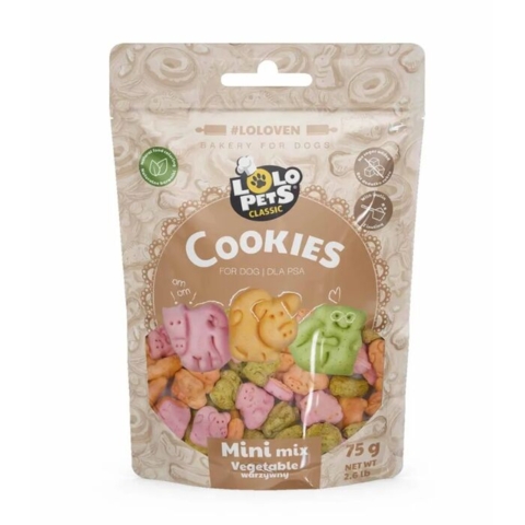 Forkæl din hund med farverige grøntsagskiks, der kombinerer skøn smag med naturlige ingredienser som gulerod, rødbede og persille