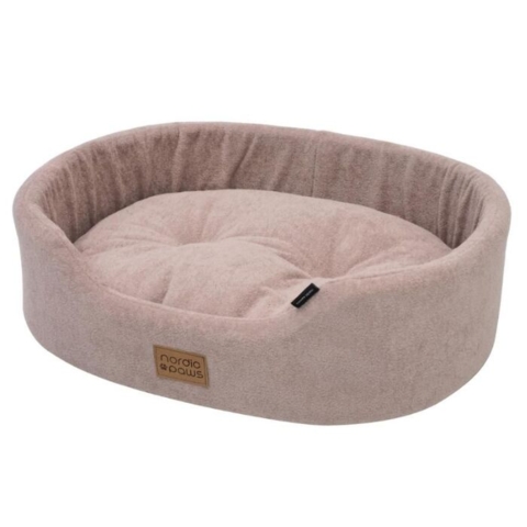 Elegant hundeseng med vendbar pude og anti-skrid bund