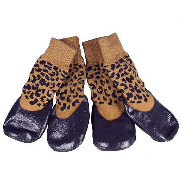 Vandtætte Hundestrømper/støvler  Brun Leopart