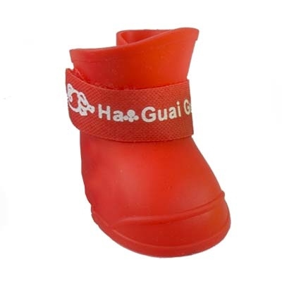 Hunde gummistøvle | Rød