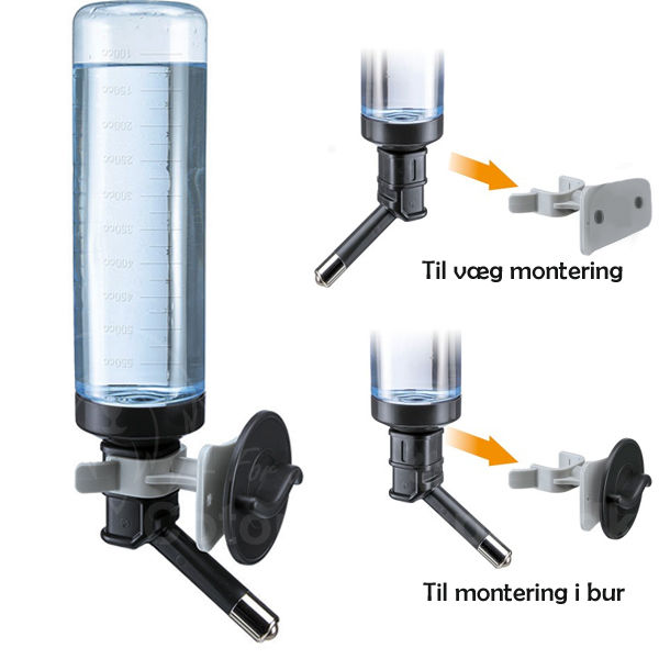 Ferplast drikkeflaske | Sort