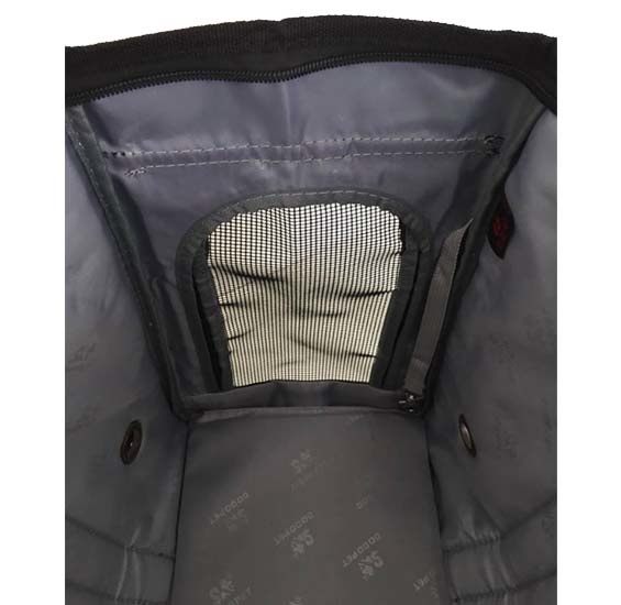 Do Do Pet bæretaske | Sort - Indvendig