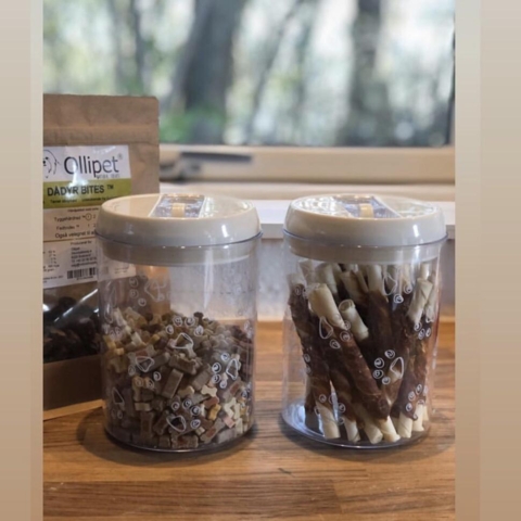 Krukke til godbidder eller foder 1,5L