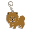 Charms m. hunderacer - Chow chow rød
