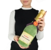 Plys Champagneflaske hundelegetøj I Medium
