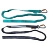 Non-Stop dogwear Touring Bungee Leash i en flot blå og sort farve