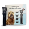 Ollipet Ceramic Pro Clipper er en hundetrimmer der er ledningsfri, støjsvag og ergonomisk.