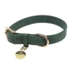 Eksklusivt halsbånd til din hund i flot mosgrøn farve